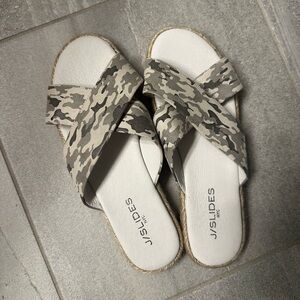 NEVER WORN J/Slides NYC sandals SIZE 8